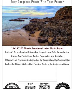 5x7 Premium Matte Finish Double Sided Photo Paper – 100 Sheets 12mil Extra  Stiff - Pacific Inkjet - Premium Inkjet Photo Paper